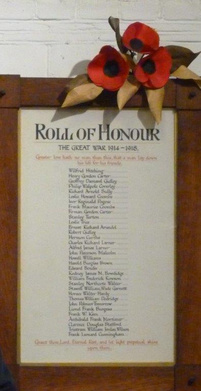 ROLL OF HONOUR